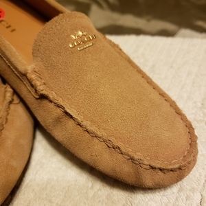 Brand New Coach Suede Driving Loafers sz 10 women